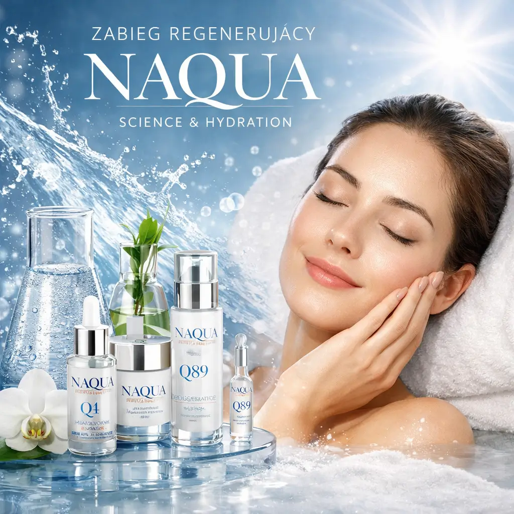 Zabieg regenerujący NAQUA w gabinecie Morze Piękna Świnoujście – profesjonalna pielęgnacja twarzy